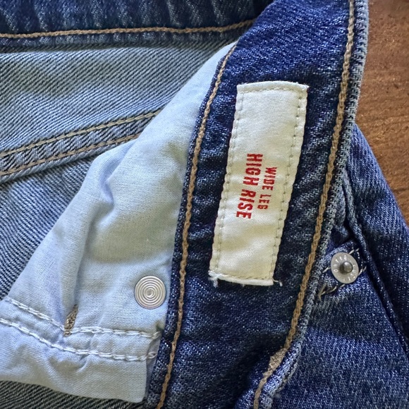 Lucky Brand High Rise Wide-Leg Jeans size 6/28 - Picture 7 of 7